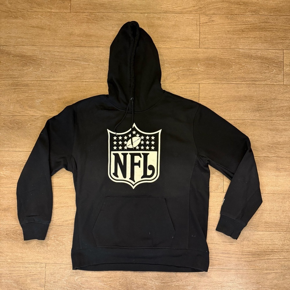 NFL Black Hoodie Sweater for Men size large